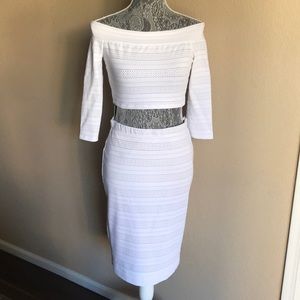 BCBG MaxAzria Bettie Two Piece Top and Skirt